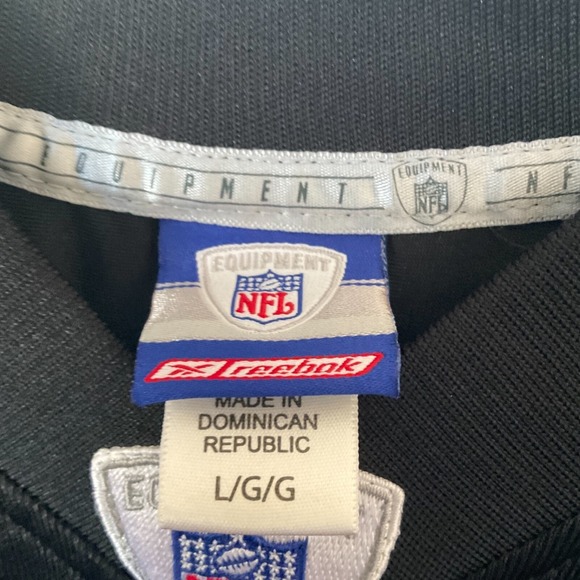 Phillip Buchanon Oakland Raiders Reebok NFL Equipment #31 Black-Silver Men's Lg - Picture 4 of 9